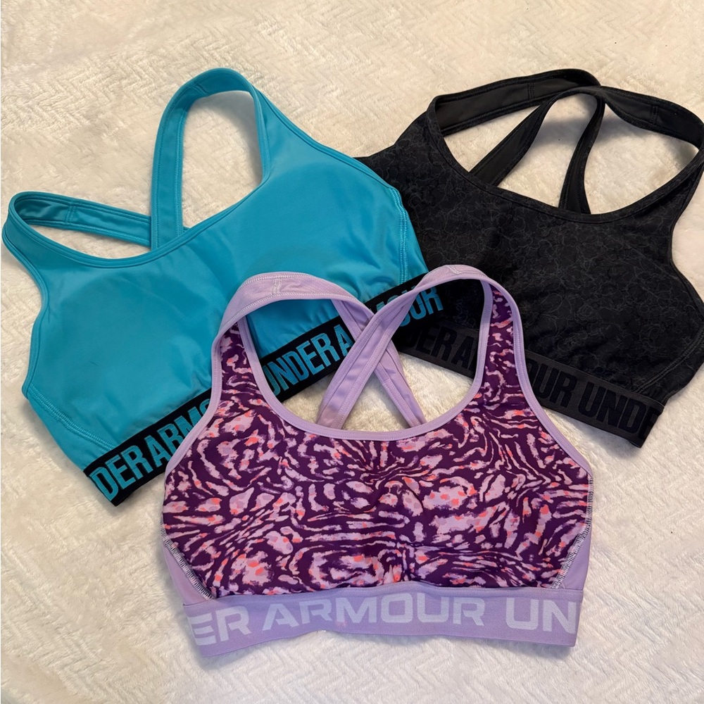Under Armour Women's Sports Bra Bundle Size M